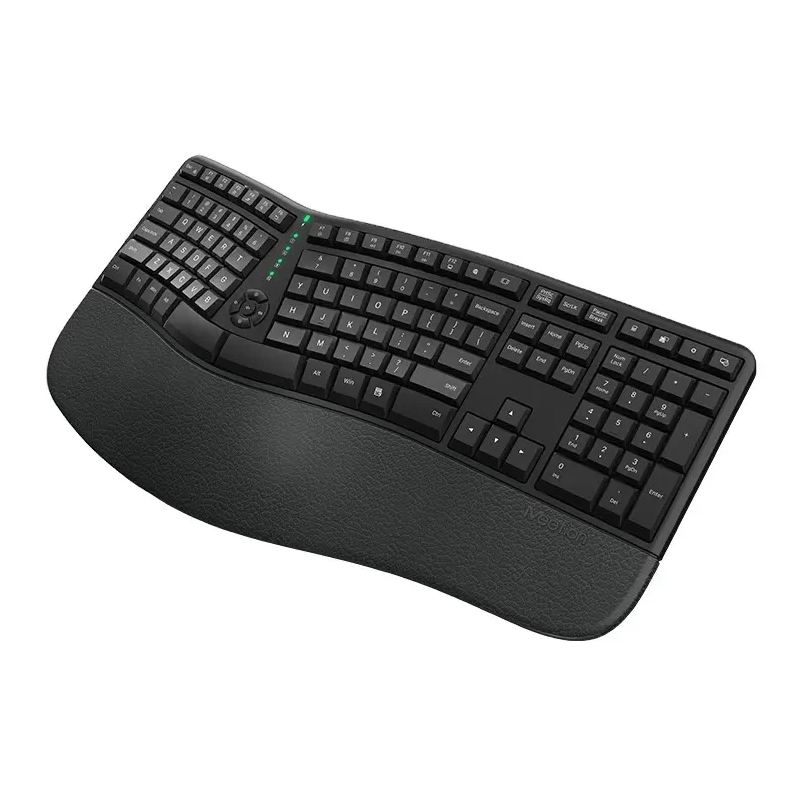 TECLADO MEETION MTDIRECTORW ERGONOMICO INALAMBRICO 113 TECLAS ESPAOL