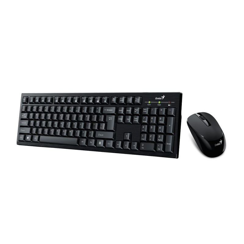 TECLADO GENIUS  MOUSE KM8101 INHALAMBRICO PILAS AA X 2