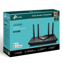 ROUTER TPLINK ARCHER AX53 WIFI 6 AX3000 WIRELESS DUAL BAND BLACK