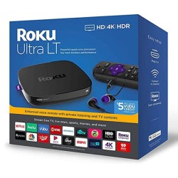 TV BOX ROKU ULTRA LT HD4KHDRHDMIMICRO SDWIFIRJ45 CONTROL REMOTO   4662RW