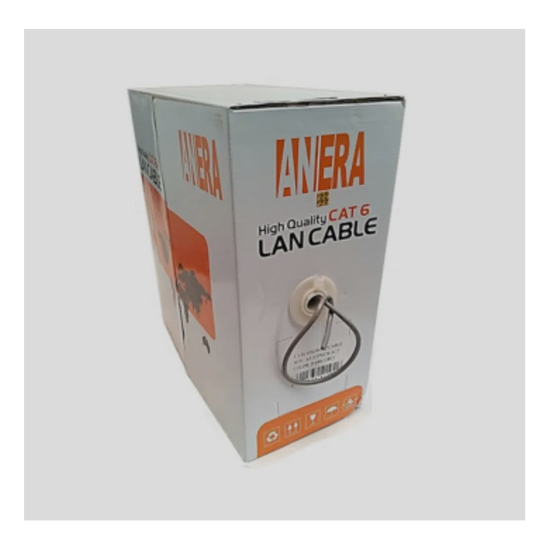 ROLLO DE CABLE  UTP ANERA AECAT6 305M 056MM 80CCA 20CU BEIGE