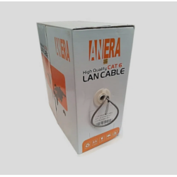 ROLLO DE CABLE  UTP ANERA AECAT6 305M 056MM 80CCA 20CU BEIGE