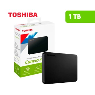 DISCO DURO EXTERNO 1TB SATA 25 TOSHIBA CANVIO BASICS USB 30 BLACK  HDTB510XK3AA