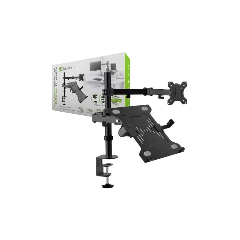 SOPORTE PARA MONITOR Y LAPTOP KIP  KLIPX  MONITOR 13 32   LAPTOP 10 156  KMM301