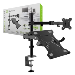 SOPORTE PARA MONITOR Y LAPTOP KIP  KLIPX  MONITOR 13 32   LAPTOP 10 156  KMM301