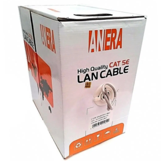 ROLLO DE CABLE  UTP ANERA AECAT5E 305M 050MM 80CCA 20CU 24AWG BEIGE