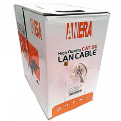 ROLLO DE CABLE  UTP ANERA AECAT5E 305M 050MM 80CCA 20CU 24AWG BEIGE