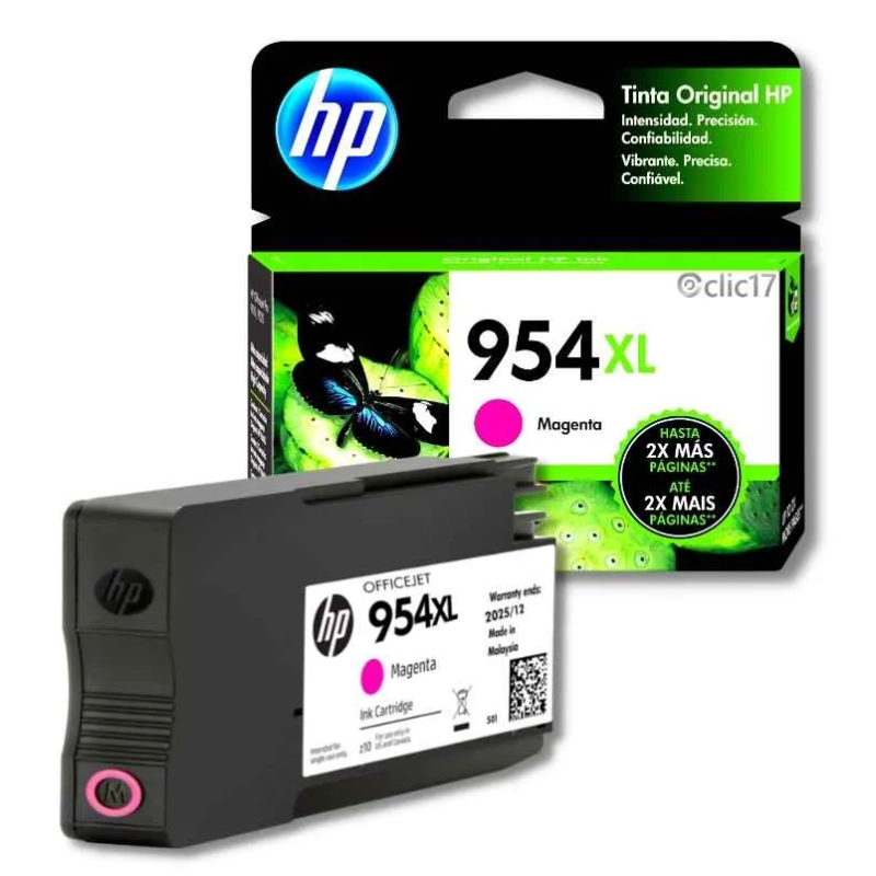 CARTUCHO HP L0S65AL 954XL MAGENTA COMPATIBLE 8210 7720 8710 8720 8730 8740 954XL