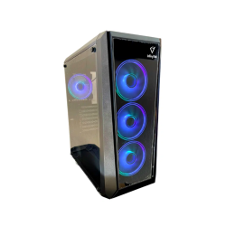 CASE GAMER INFINYTEK H15 PRO BLACK 4 VENTILADORES ARGB SIN FUENTE TAPA LATERAL Y