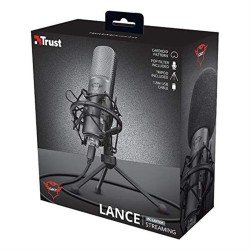 MICROFONO TRUST GTX 242 LANCE STREAMING 18M USB CON TRIPODE Y PATRION DE GRABACI