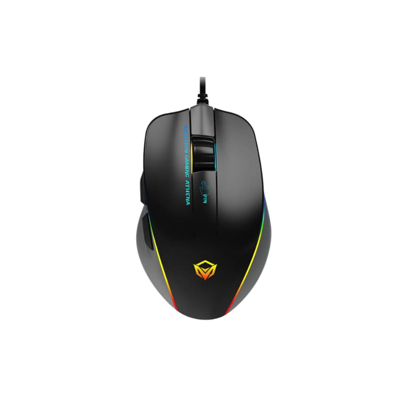 MOUSE MEETION GAMER MTGM230 BOTONES 51 12800DPI RGB NEGRO