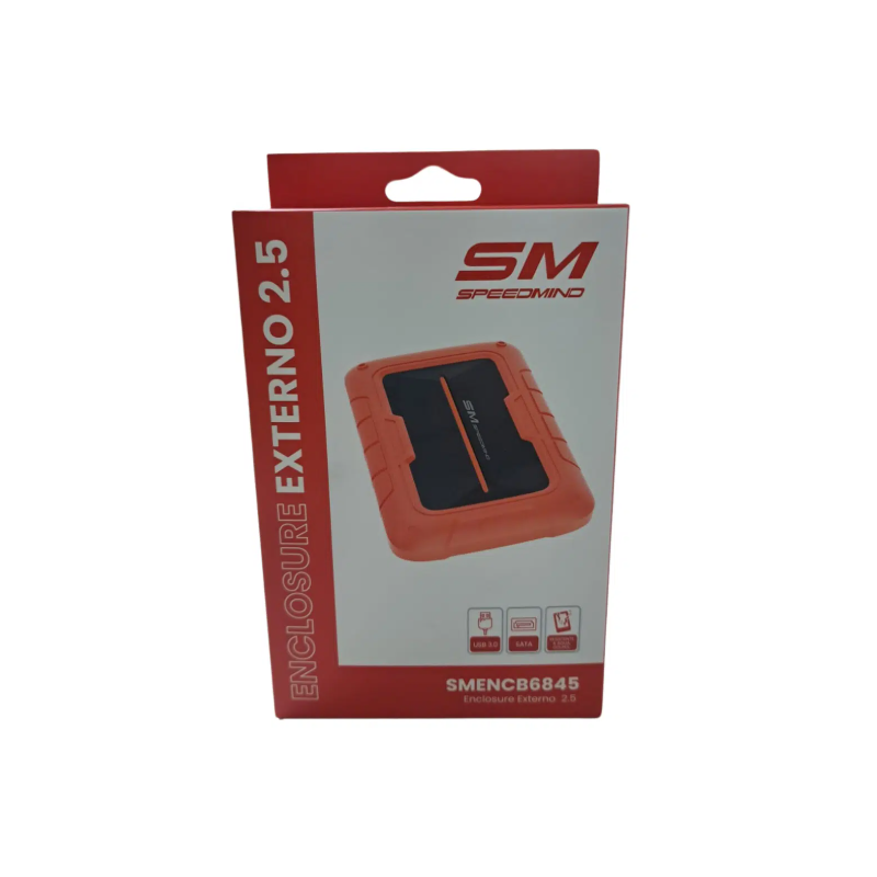 CASE PARA DISCO DURO ENCLOSURE SPEEDMIND 25 30 SMENCB6845 ANTIGOLPES