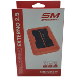 CASE PARA DISCO DURO ENCLOSURE SPEEDMIND 25 30 SMENCB6845 ANTIGOLPES