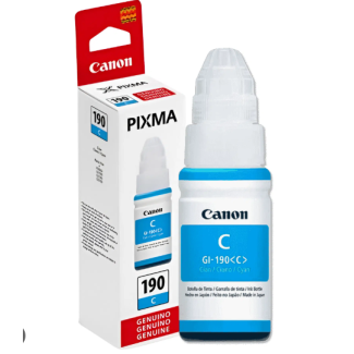 TINTA CANON GI190 CYAN 70ML G1100 G1110 G2100 G2101 G2110 G2111 G3100 G3101 G310
