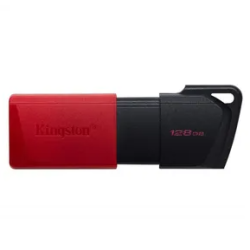 FLASH MEMORY 128GB KINGSTON DATATRAVEL EXODIA 32 BLACK  RED DTXM128GB