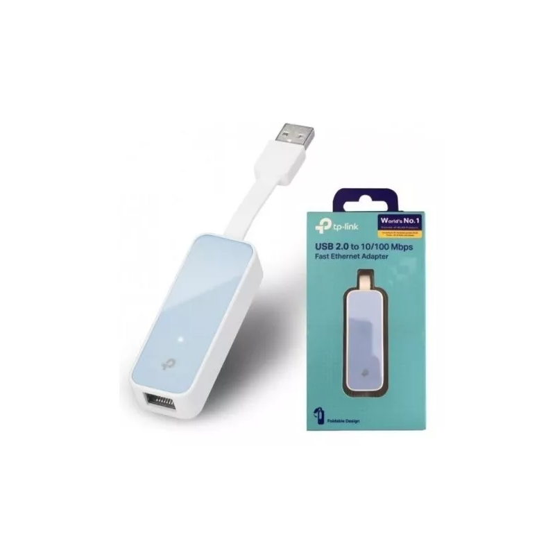 ADAPTADOR DE RED USB A RJ45 TPLINK UE200 USB 20 A RJ45 10100 MBPS DISEO PEGABLE