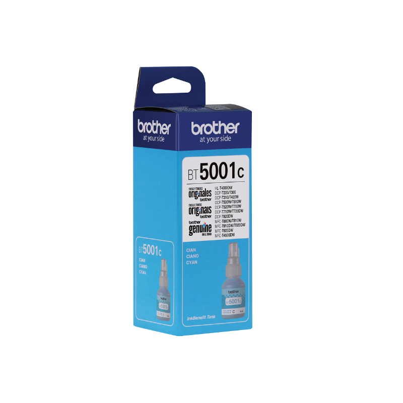 TINTA BROTHER BT5001C CYAN 418ML T510W T710W T310 T910DW T420W T520W T720DW