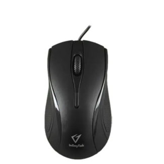 MOUSE INFINYTEK M104 BLACK CAJA NEGRA  TOMATE  M104