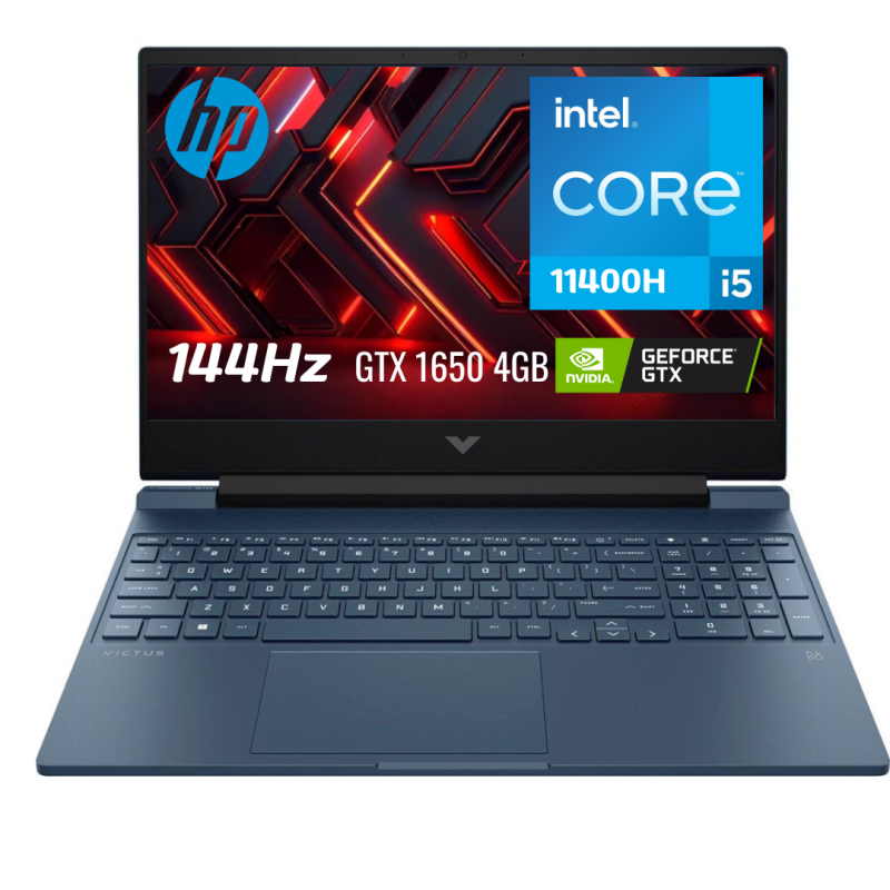 LAPTOP HP VICTUS 16D0503LA INTEL CORE I5 11400H 11va RAM 16GB DDR4 SSD 256GB NVI