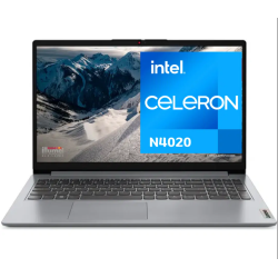 LAPTOP LENOVO IDEAPAD 1-15IGL CELERON N4020 RAM 8GB SSD 256GB 15.6" FHD FREEDOS CLOUD ESPAÑOL GRAY - 82V700GCLM