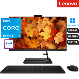 Lenovo IdeaCentre 3 Intel Core i5 RAM 8GB  SSD 512GB Pantalla 23.8" (Incluye teclado + mouse USB) 2
