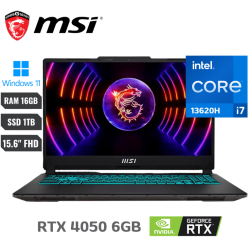 Laptop MSI Cyborg 15 Intel Core I7 13620h RAM 16GB SSD 1TB NVIDIA RTX 4050 6GB 15.6″