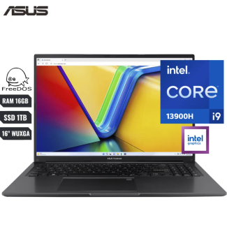 LAPTOP ASUS VIVOBOOK X1605VA-MB648 INTEL CORE I9 13900H (13VA) RAM 16GB SSD 1TB