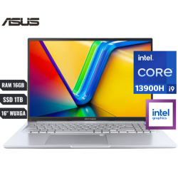 LAPTOP ASUS VIVOBOOK X1605VA-MB649 INTEL CORE I9 13900H RAM 16GB SSD 1TB FREEDOS 16"