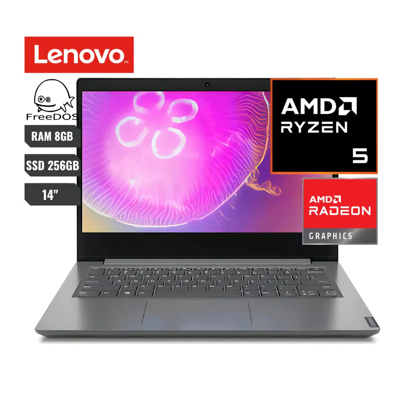 Laptop Lenovo V14 g4 AMD Ryzen 5 7520u RAM 8GB SSD 256GB 14" Laptop Lenovo V14 g4 AMD Ryzen 5 7520u RAM 8GB SSD 256GB 14"