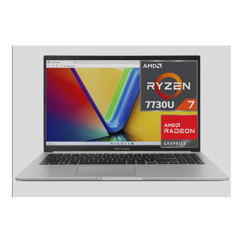 LAPTOP ASUS VIVOBOOK M1502YA-NJ484 AMD RYZEN 7 7730U  RAM 16GB SSD512GB 15.6"