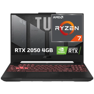 Laptop Asus Tuf A15 Amd Ryzen 7 7435hs (7th) Ram 16gb Ddr5 Ssd 512gb 15.6144hz NVIDIA RTX 2050 4GB 2