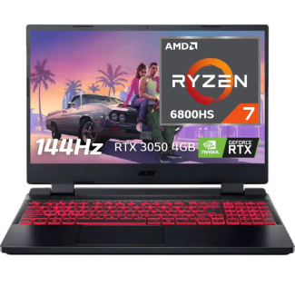 LAPTOP ACER NITRO 5 RYZEN 7 6800HS RAM 16GB 512GB SSD VIDEO RTX3050 4GB WINDOWS 11
