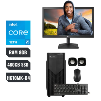 COMBO ALTEK-4300 ASUS PRIME H610MK-D4 INTEL I5 12400 RAM DDR4 8GB 512GB MONITOR INFINYTEK 19.5"