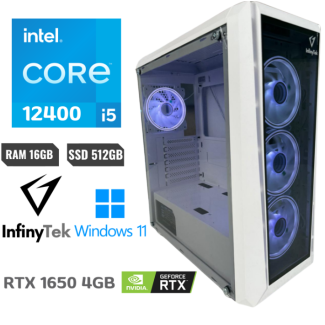 COMPUTADOR GAMER INFINYTEK H-15PRO INTEL CORE I5 12400 ASUS H610MK RAM 16GB SSD512GB GTX 1650 4GB 2