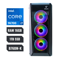 CPU GAMER INFINYTEK H-15 INTEL CORE I7 14700 ASUS B760M-A DDR5 1TB 16GB FUENTE 650W
