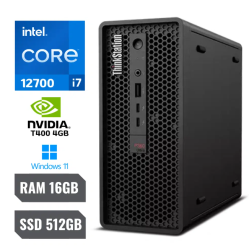 CPU Lenovo Thinkstation P360 Workstation Intel Core I7 12700 RAM 16GB SSD 512GB