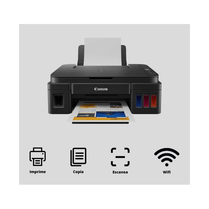 mpresora Canon G3110 Multifunción WiFi (impresora-copiadora-saner) 3 años garantía