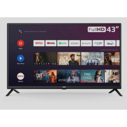 TELEVISOR TV RCA 43" LED SMART 1 PUERTO USB 2.0, 3 HDMI, GOOGLE PLAY