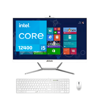 AIO ALTEK 270AIOPC INTEL CORE I5 12400 12VA SSD1TB M2 RAM 16GB 27 TECLADO Y MOUS