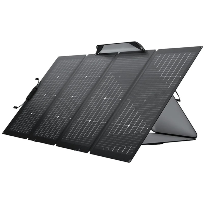 Panel Solar Ecoflow 220w Portable Solar Panel (21.8v(max) 13a (max)) (portátil Plegable)  Resistente Al Agua