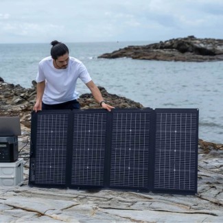 Panel Solar Ecoflow 220w Portable Solar Panel (21.8v(max) 13a (max)) (portátil Plegable)  Resistente Al Agua