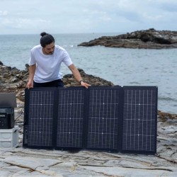 Panel Solar Ecoflow 220w Portable Solar Panel (21.8v(max) 13a (max)) (portátil Plegable)  Resistente Al Agua