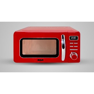 MICROONDAS RCA 20LT ROJO VINTAGE WINDOW
