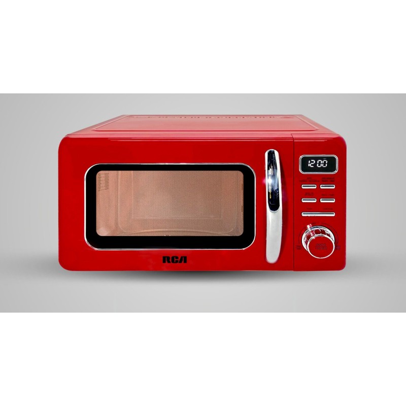 MICROONDAS RCA 20LT ROJO VINTAGE WINDOW