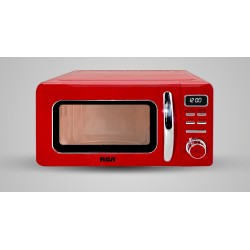 MICROONDAS RCA 20LT ROJO VINTAGE WINDOW