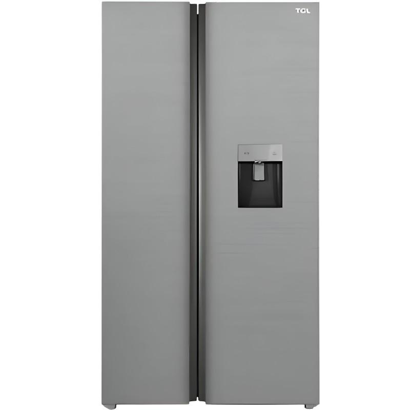 Refrigeradora TCL  596 LTRS Control Electronico Ecologico Plata Silver