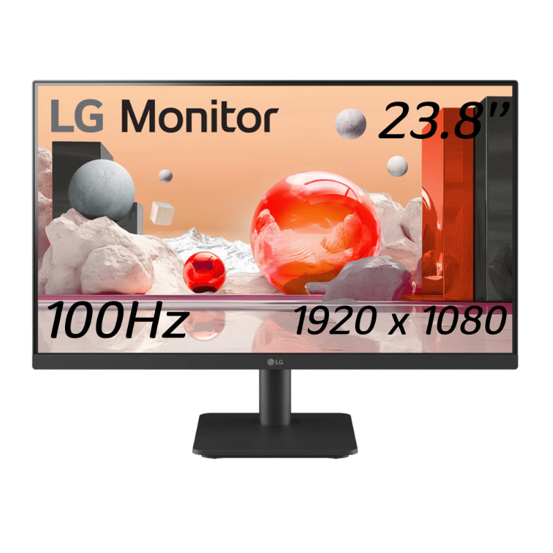 MONITOR LG 23.8" 24MS500-B 2X HDMI 1 SALIDA SONIDO 1920x1080 16:9