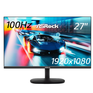 MONITOR ASROCK GAMING 27INCH LED IPS FULL HD 1920X1080-100HZ HDMI VGA BLACK