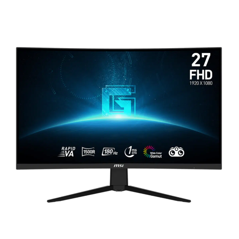 MONITOR MSI 27” CURVO FULL HD GAMING 180HZ 1920 X 1080 FHD1MS 2X HDMI 1X DISPLAY PORT