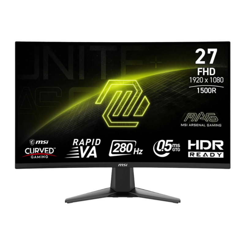 MONITOR MSI 27" MAG 276CXF GAMER CURVO FHD (1920X1080) 280HZ 2XHDMI